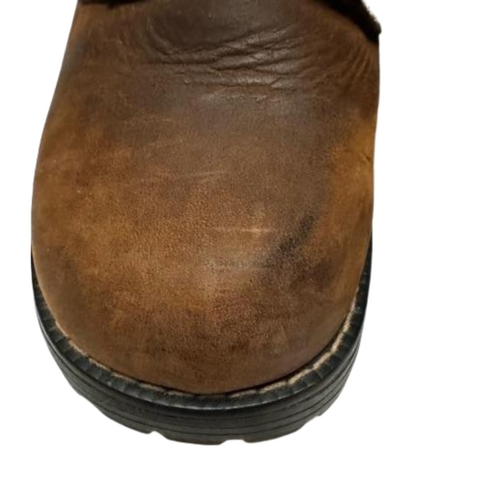 Skechers Womens Laramie Brown lace up Boots Size 7.5 NEW Has some scuff marks - Picture 14 of 16